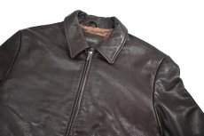 画像3: Used Banana Republic Leather Jacket Brown (3)