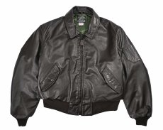 画像1: Used Avirex Type B-15 Leather Jacket Brown made in USA (1)