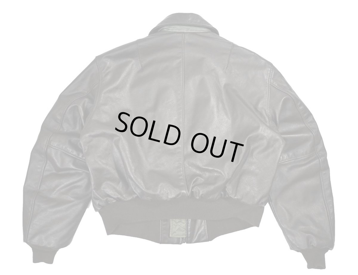 画像2: Used Avirex Type B-15 Leather Jacket Brown made in USA (2)