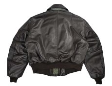 画像2: Used Avirex Type B-15 Leather Jacket Brown made in USA (2)