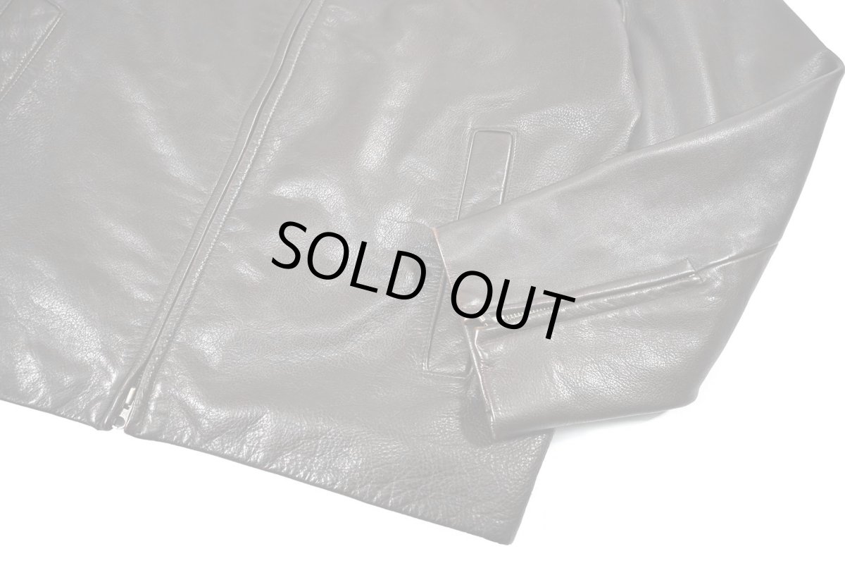 画像4: Used Banana Republic Leather Jacket Brown (4)