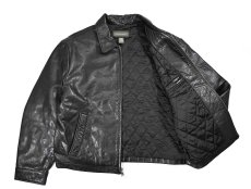 画像5: Used Banana Republic Leather Jacket Black (5)