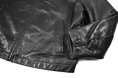 画像4: Used Banana Republic Leather Jacket Black (4)