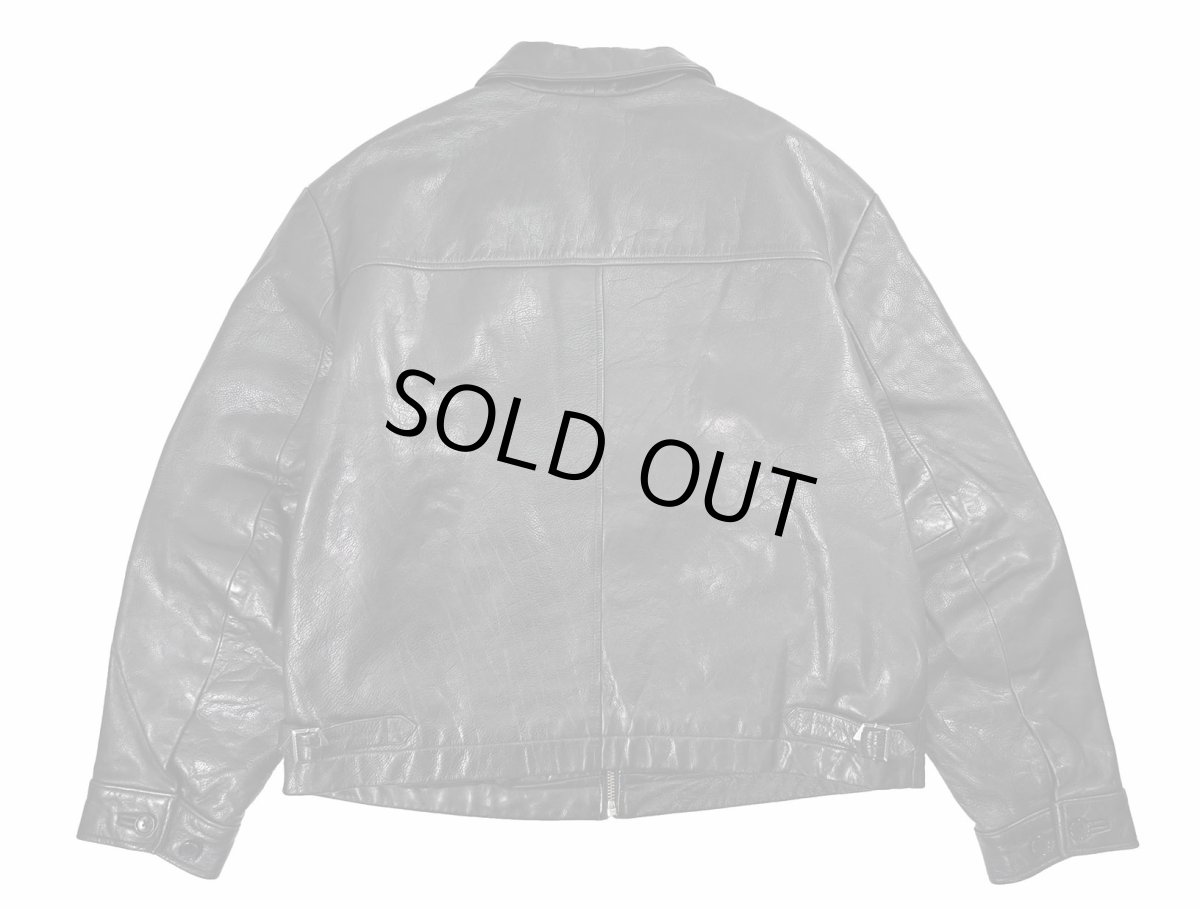 画像2: Used Banana Republic Leather Jacket Black (2)