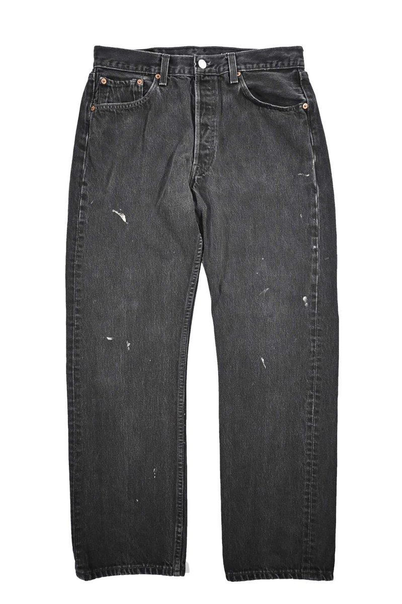 画像1: 98' Used Levi's 501 Denim Pants Black made in USA リーバイス (1)