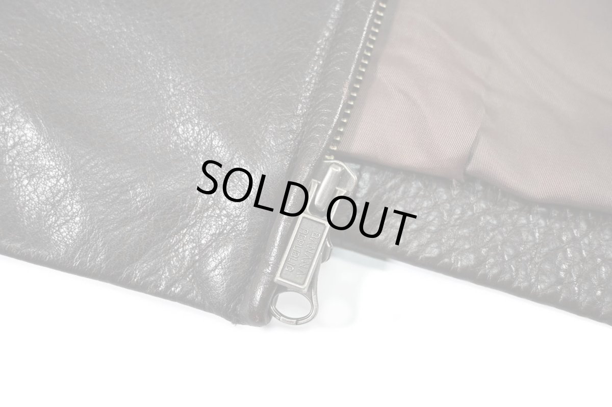 画像5: Used Banana Republic Leather Jacket Brown (5)