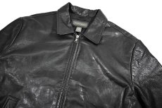 画像3: Used Banana Republic Leather Jacket Black (3)