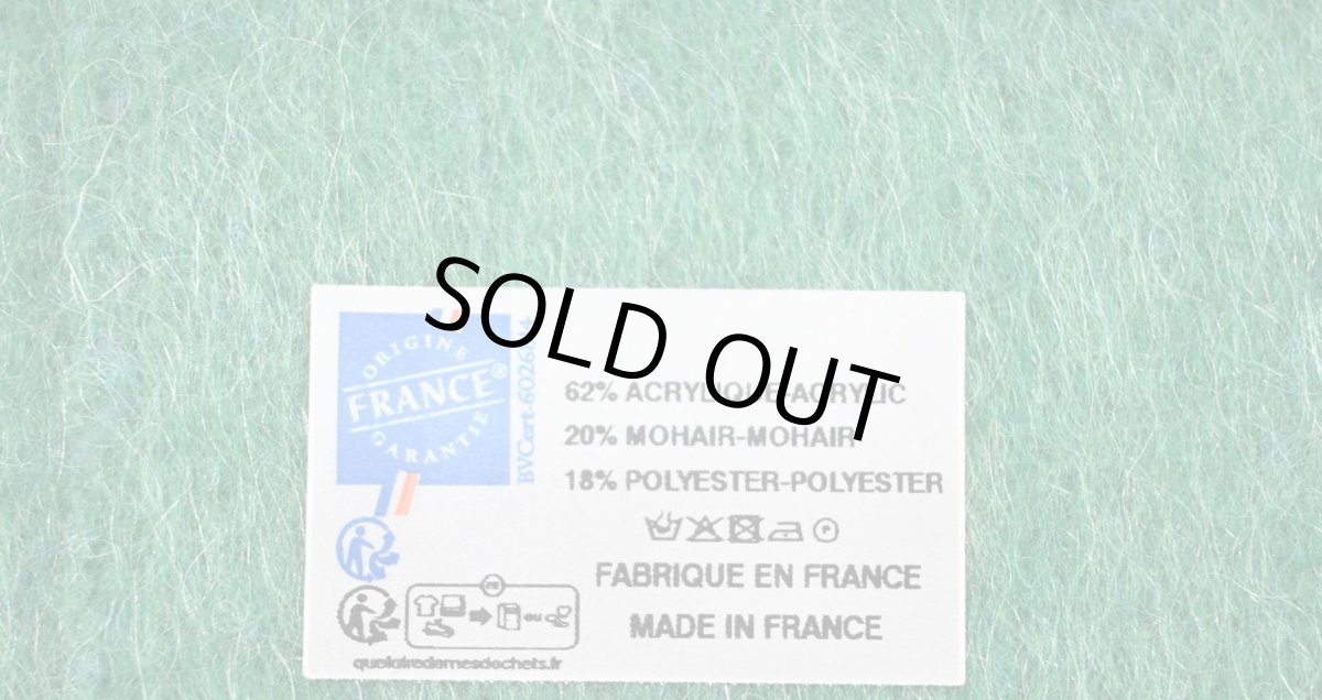 画像2: Pierre Quioc Mohair Scarf Veronese(Green) made in France (2)