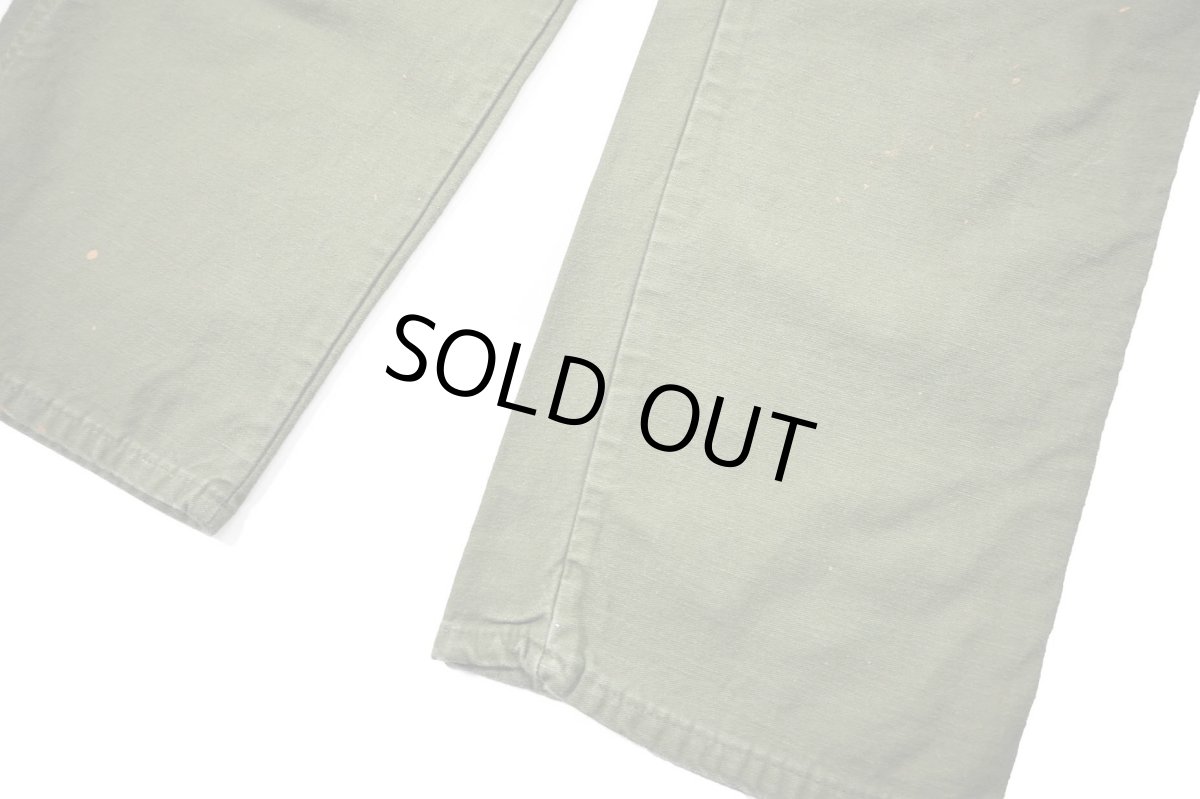 画像3: Used Us Army OG-107 Utility Trouser (3)