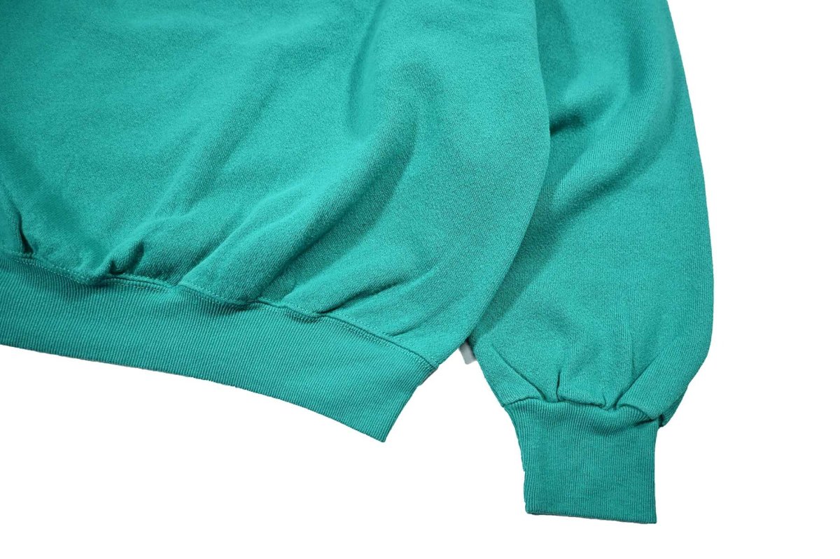 画像3: Used Tultex Raglan Sleeve Blank Sweat Shirt Teal made in USA (3)