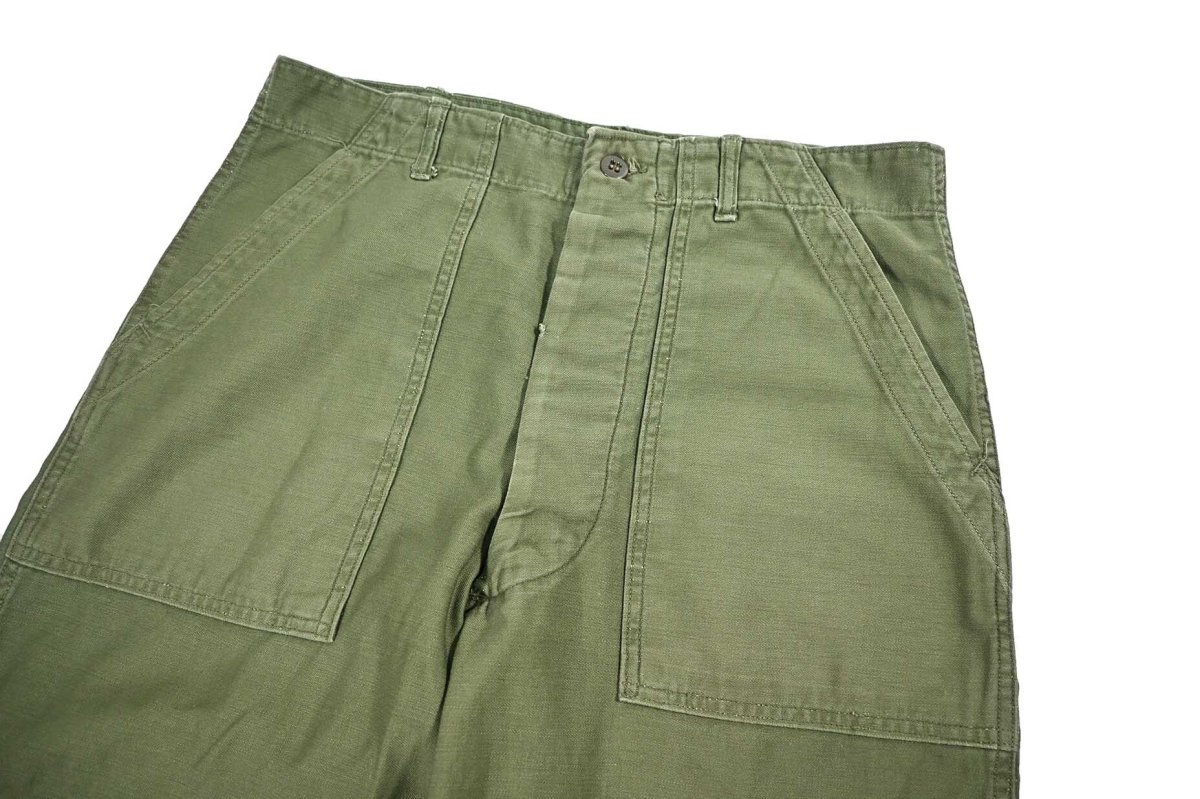 画像2: Used Us Army OG-107 Utility Trouser (2)