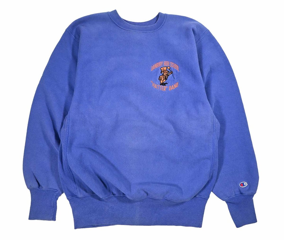 画像1: 90s Used Champion Reverse Weave Sweat Shirt "Danbury High School Hatter Band" made in USA (1)