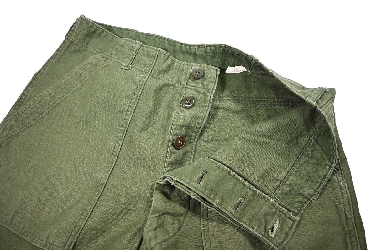 画像5: Used Us Army OG-107 Utility Trouser (5)