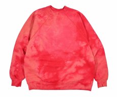画像1: Used Discus Raglan Sleeve Blank Sweat Shirt Red made in USA (1)