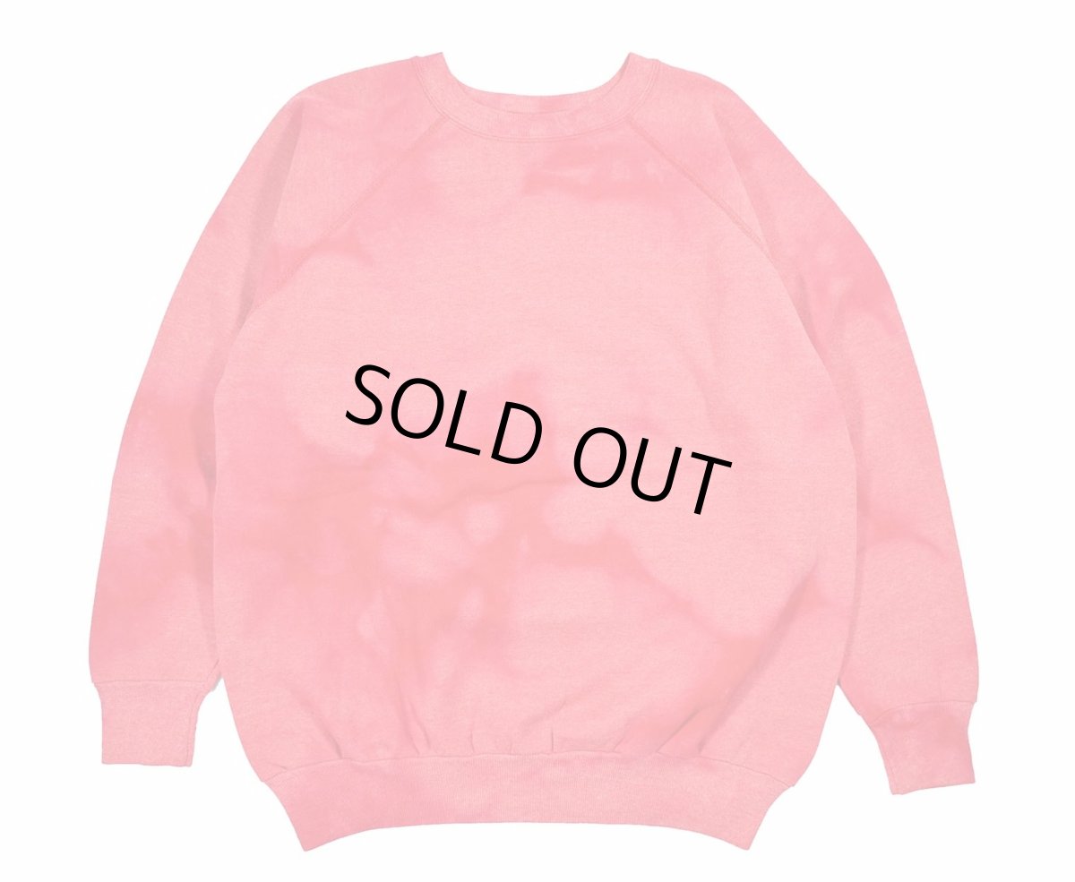 画像1: Used Action Raglan Sleeve Blank Sweat Shirt Red made in USA (1)