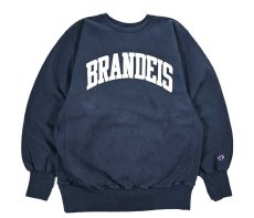 画像1: 90s Used Champion Reverse Weave Sweat Shirt "Brandeis" (1)