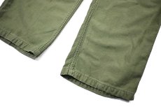 画像3: Used Us Army OG-107 Utility Trouser (3)