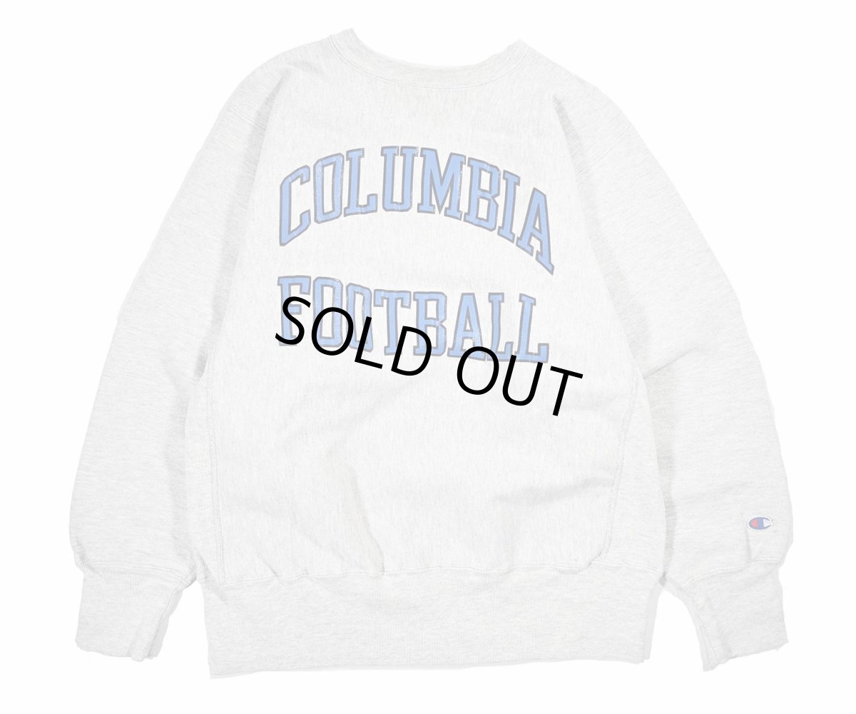画像1: 90s Used Champion Reverse Weave Sweat Shirt "Columbia Football" (1)