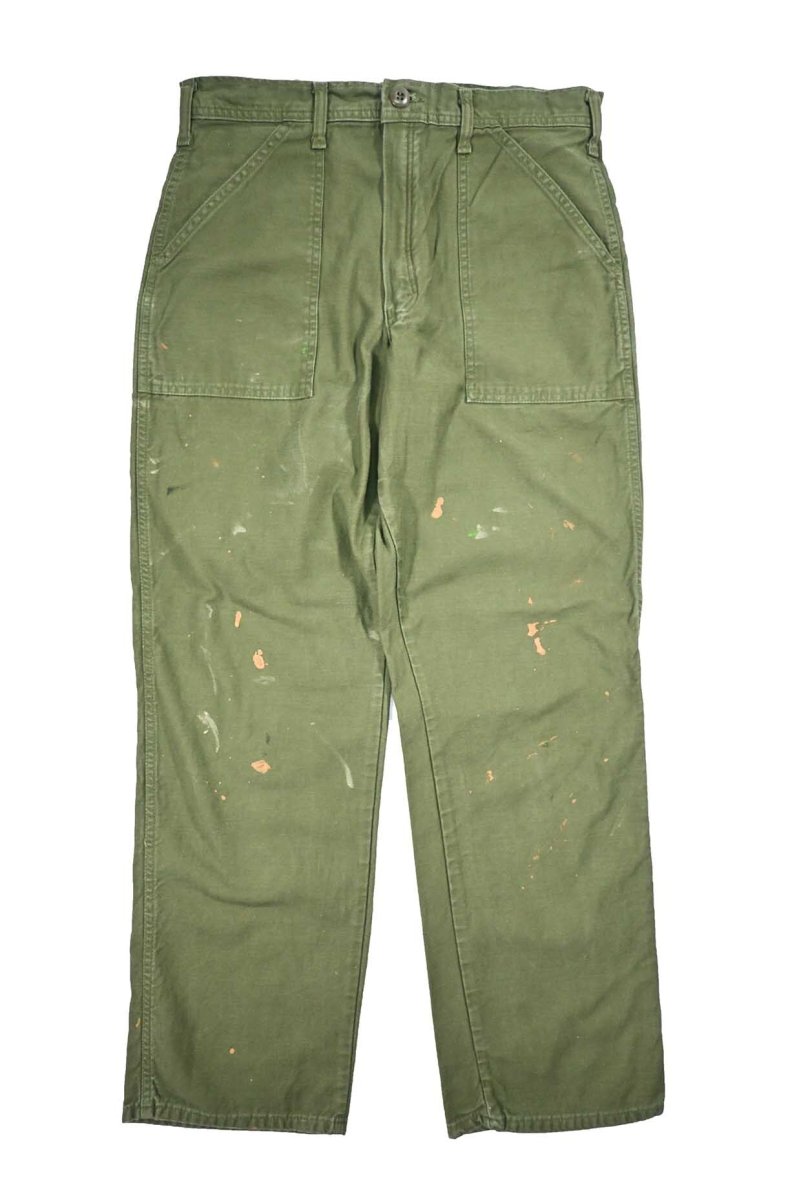 画像1: Used Us Army OG-107 Utility Trouser (1)