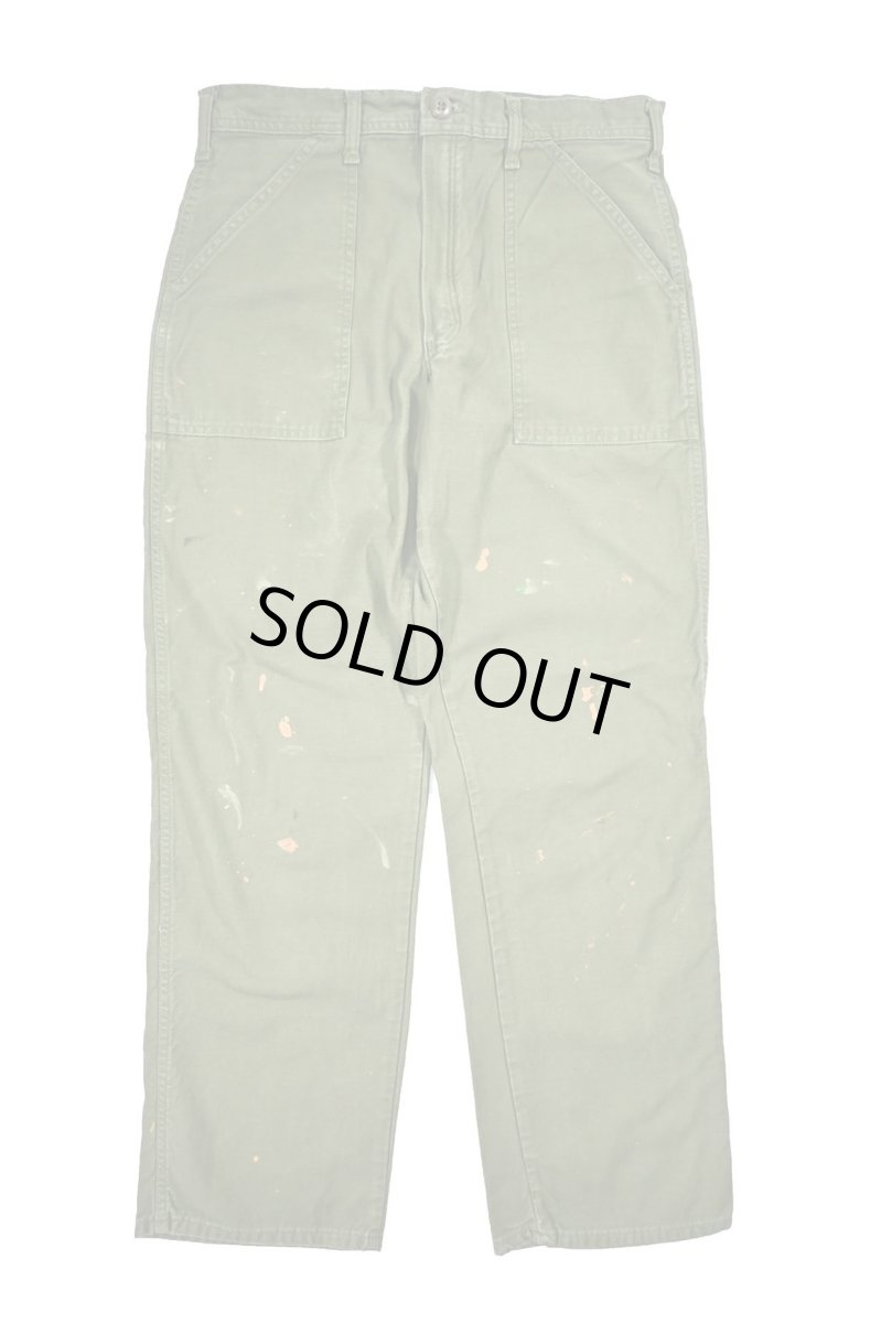 画像1: Used Us Army OG-107 Utility Trouser (1)