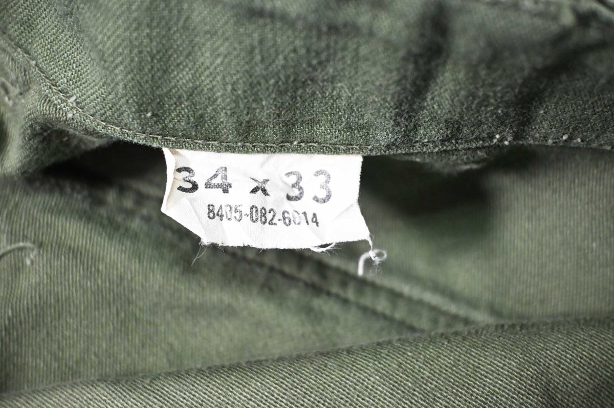 画像6: Used Us Army OG-107 Utility Trouser (6)