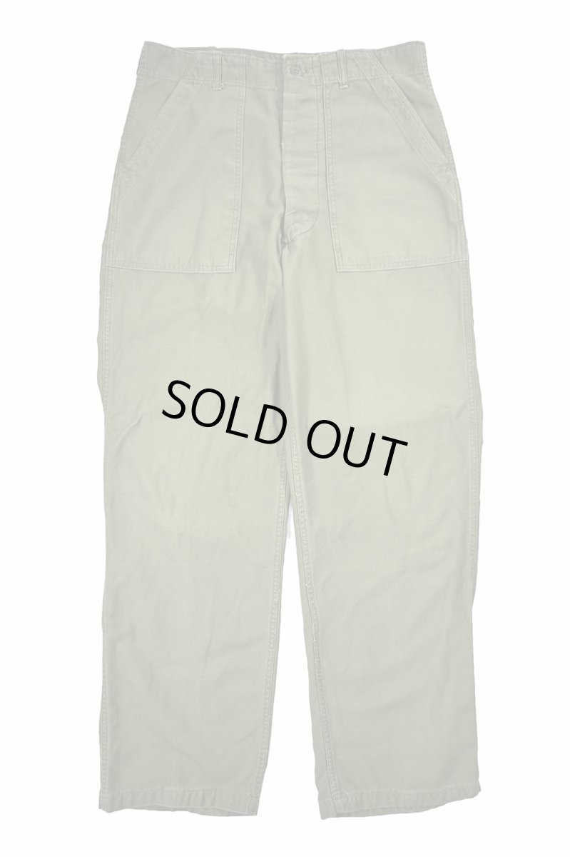画像1: Used Us Army OG-107 Utility Trouser (1)