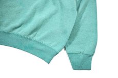 画像3: Used Tultex Raglan Sleeve Blank Sweat Shirt Teal made in USA (3)
