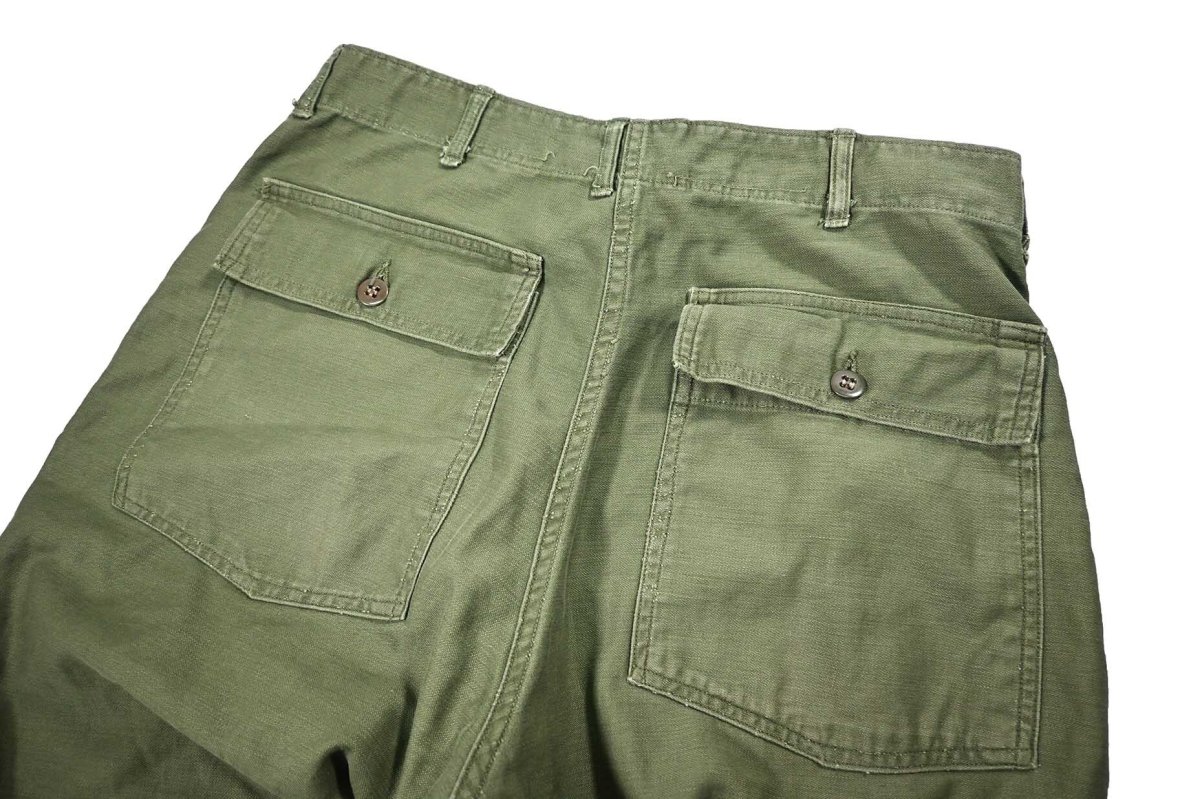 画像4: Used Us Army OG-107 Utility Trouser (4)