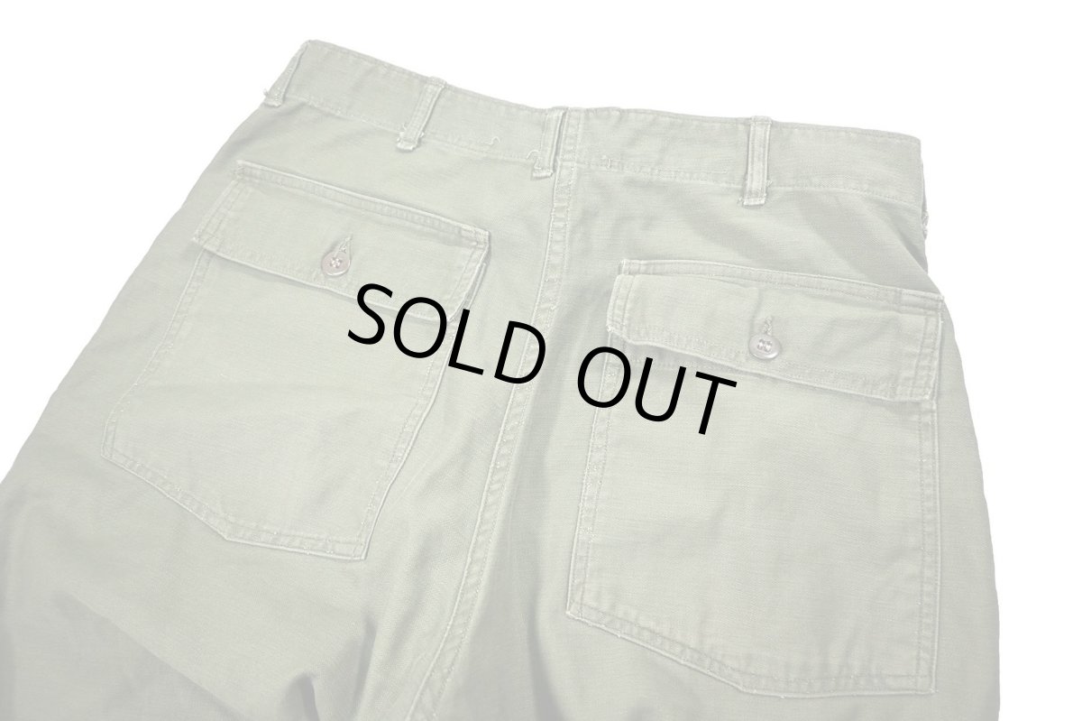 画像4: Used Us Army OG-107 Utility Trouser (4)