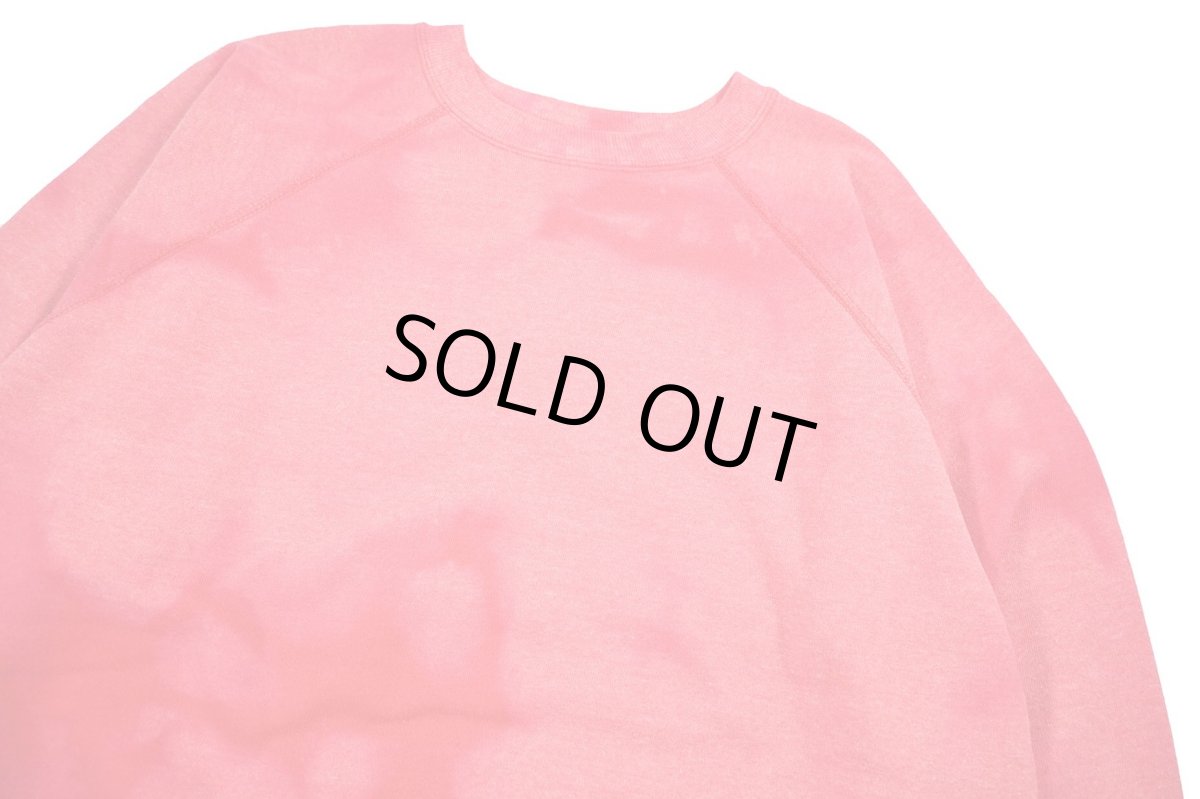 画像2: Used Action Raglan Sleeve Blank Sweat Shirt Red made in USA (2)