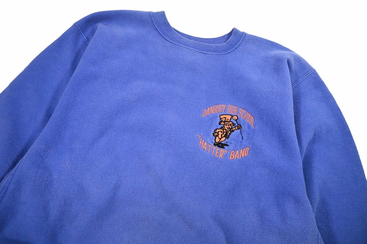 画像2: 90s Used Champion Reverse Weave Sweat Shirt "Danbury High School Hatter Band" made in USA (2)