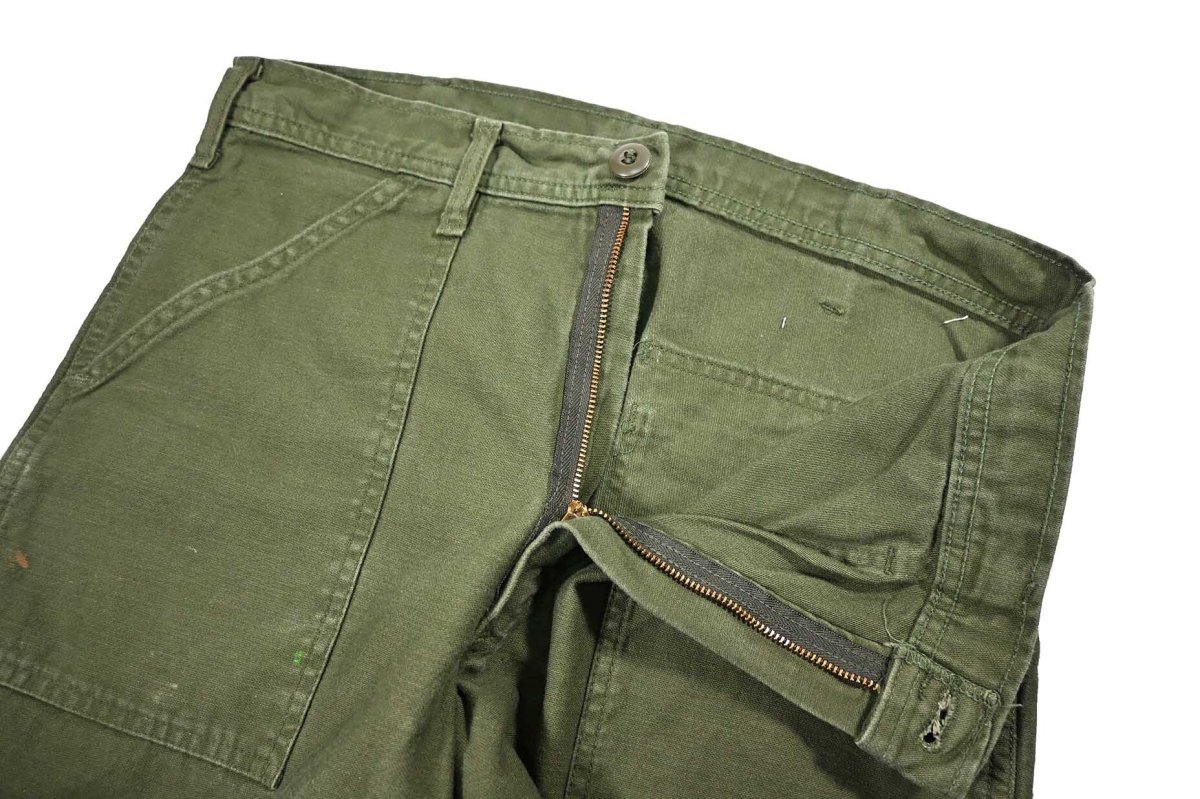 画像5: Used Us Army OG-107 Utility Trouser (5)