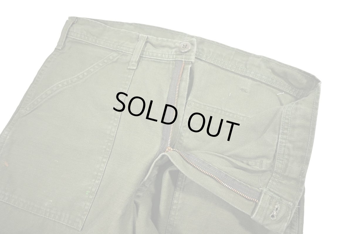 画像5: Used Us Army OG-107 Utility Trouser (5)