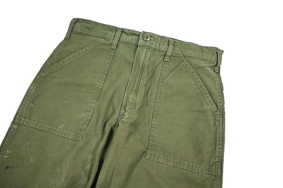 画像2: Used Us Army OG-107 Utility Trouser (2)
