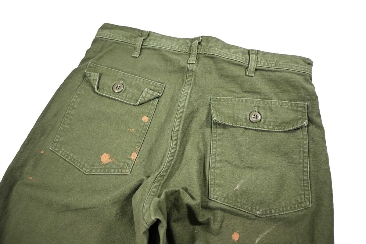 画像4: Used Us Army OG-107 Utility Trouser (4)