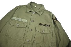画像2: Used Us Military Cotton Sateen OG 107 Utility Shirt (2)