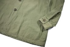 画像3: Used Us Military Cotton Sateen OG 107 Utility Shirt (3)