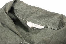 画像4: Used Us Military Cotton Sateen OG 107 Utility Shirt (4)