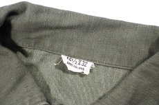 画像4: Used Us Military Cotton Sateen OG 107 Utility Shirt (4)