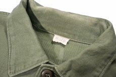 画像4: Used Us Military Cotton Sateen OG 107 Utility Shirt (4)