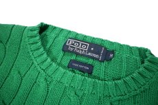 画像4: Used Polo Ralph Lauren Cotton Knit Green ラルフローレン (4)