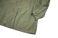 画像3: Used Us Military Cotton Sateen OG 107 Utility Shirt (3)