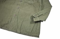 画像3: Used Us Military Cotton Sateen OG 107 Utility Shirt (3)