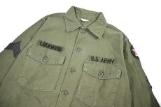 画像2: Used Us Military Cotton Sateen OG 107 Utility Shirt (2)