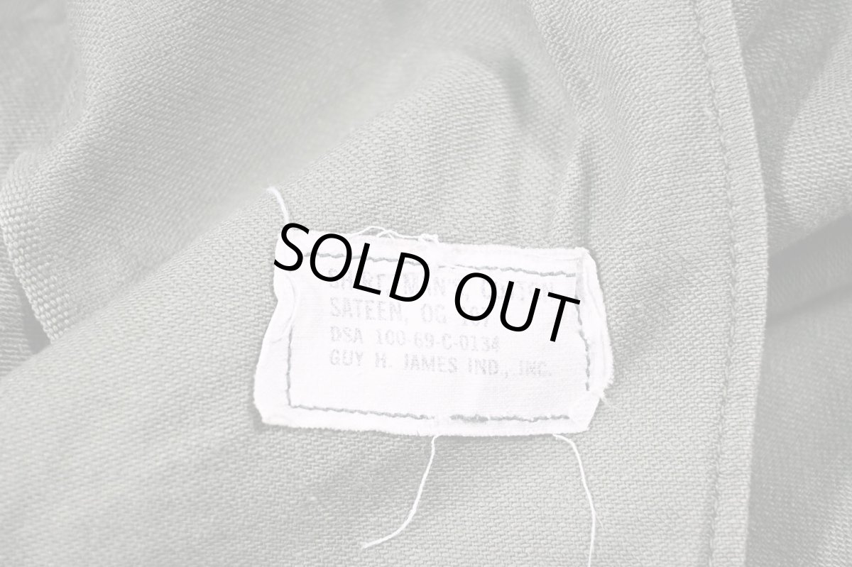 画像5: Used Us Military Cotton Sateen OG 107 Utility Shirt (5)