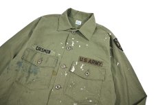 画像2: Used Us Military Cotton/Polyester OG 107 Utility Shirt (2)