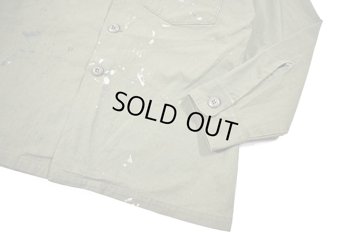 画像3: Used Us Military Cotton/Polyester OG 107 Utility Shirt (3)