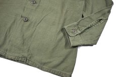 画像3: Used Us Military Cotton Sateen OG 107 Utility Shirt (3)