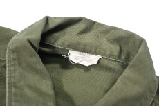 画像4: Used Us Military Cotton Sateen OG 107 Utility Shirt (4)