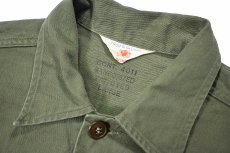 画像4: Used Fruit of the Loom Us Military Cotton Sateen OG 107 Utility Shirt (4)